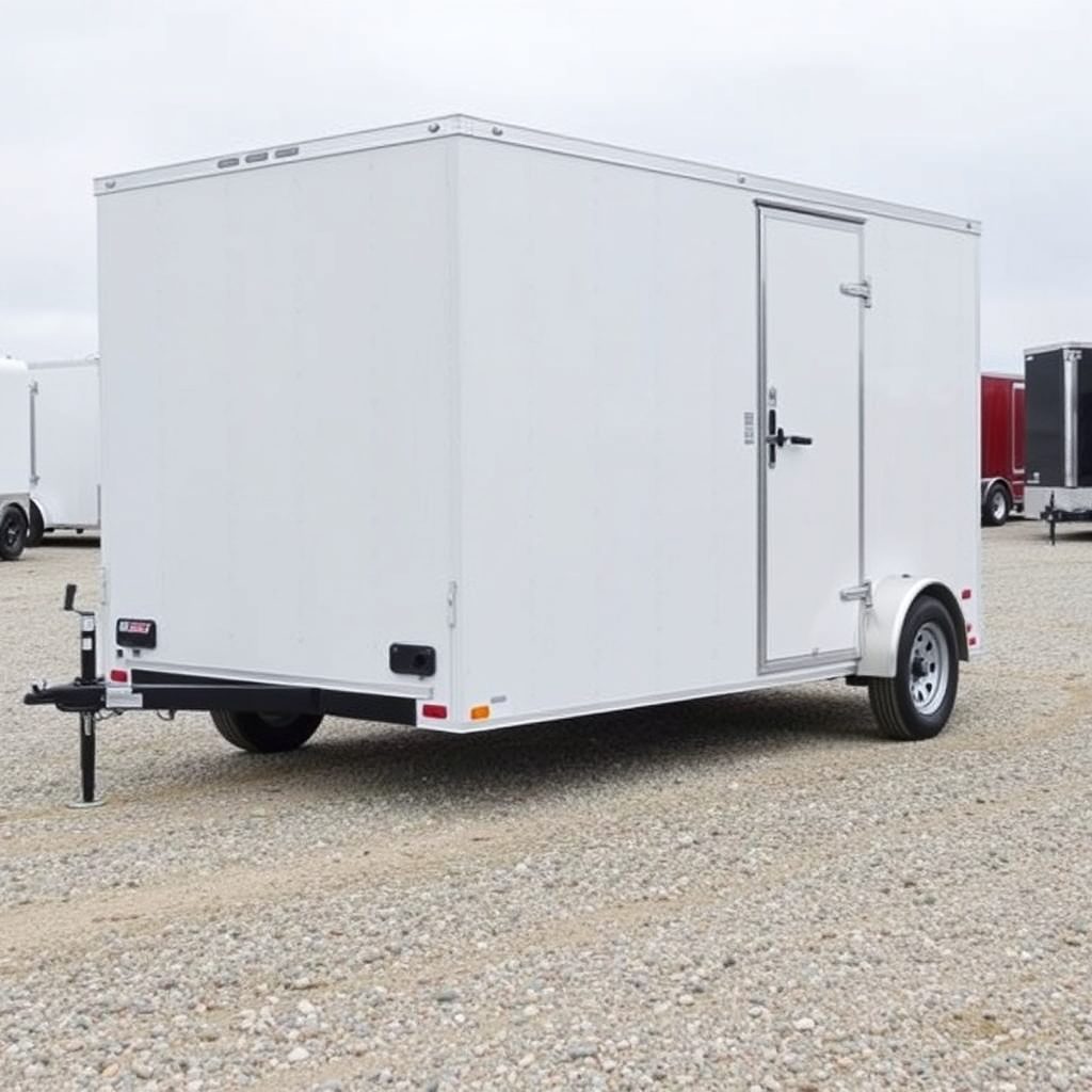 7 × 14 Enclosed Cargo Trailer